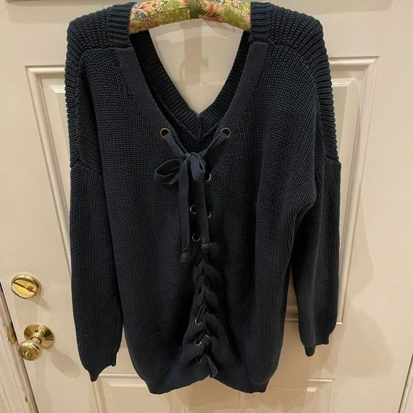 Miracle Women's Dark Green Long Sleeve Oversized Sweater Top Size M/L NWOT - Picture 8 of 12